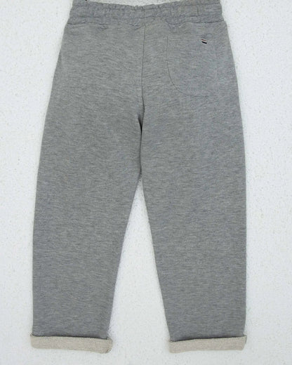Light Grey Knitting Trouser - BEVAVA