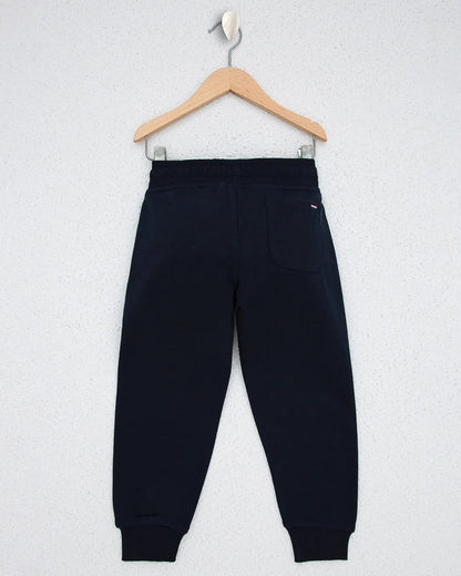 Dark Blue Knitting Trouser - BEVAVA