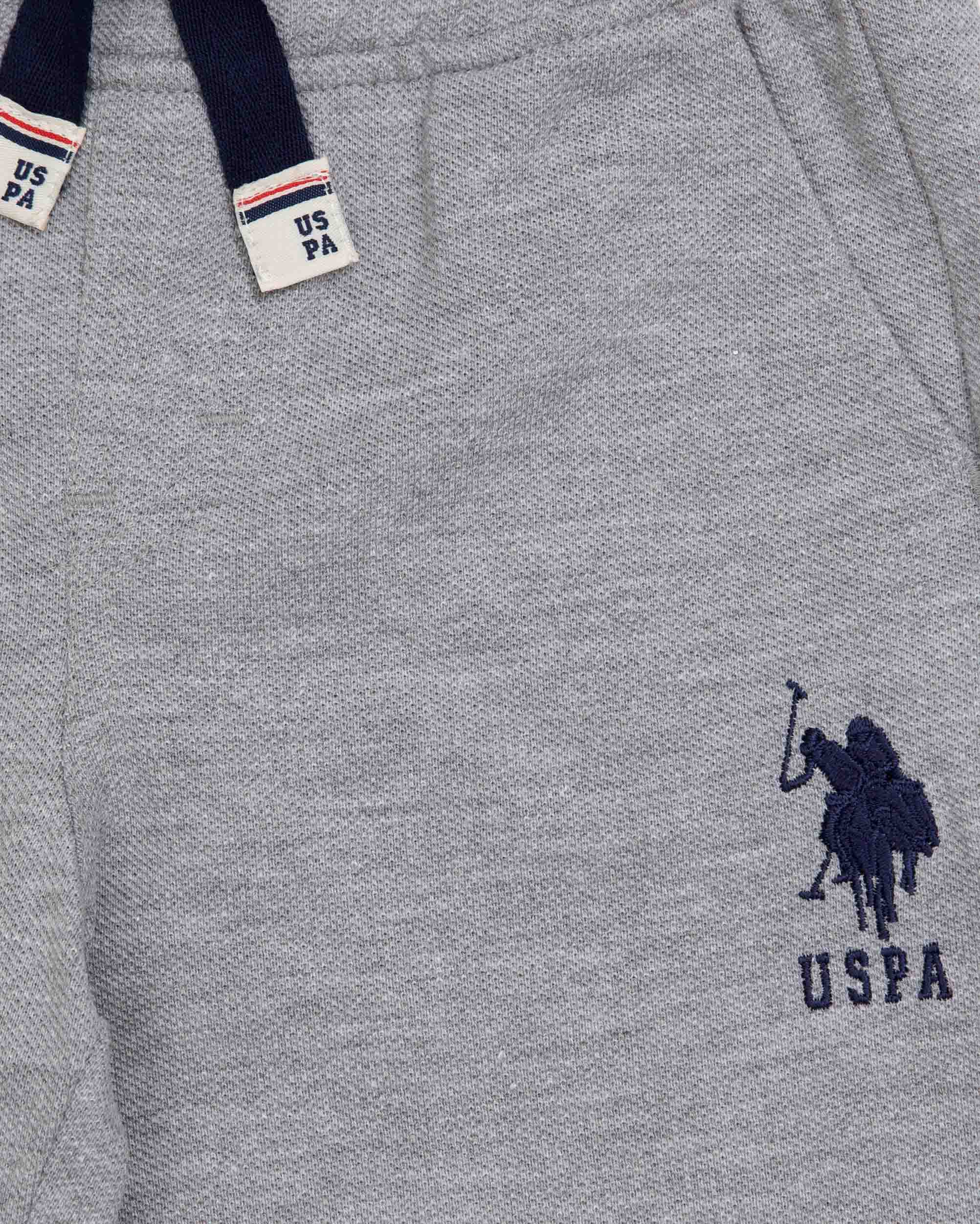 LIght Grey Knitting Short U.S. Polo Assn.