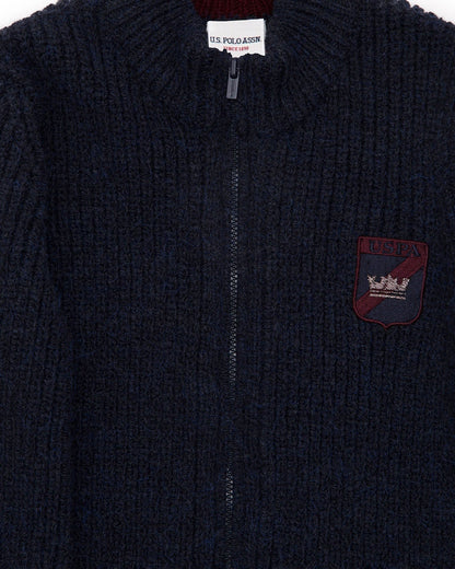 Dark Blue Knitting Cardigan U.S. Polo Assn.