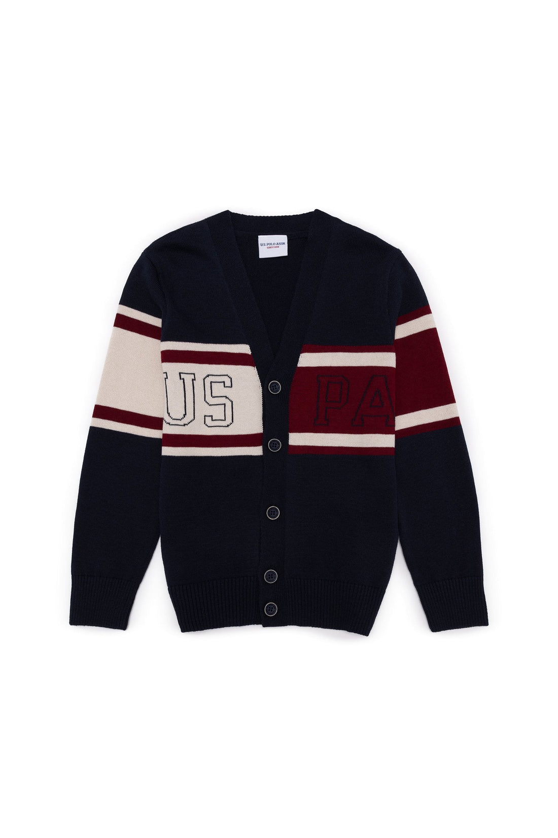 Dark Blue Knitting Cardigan U.S. Polo Assn.