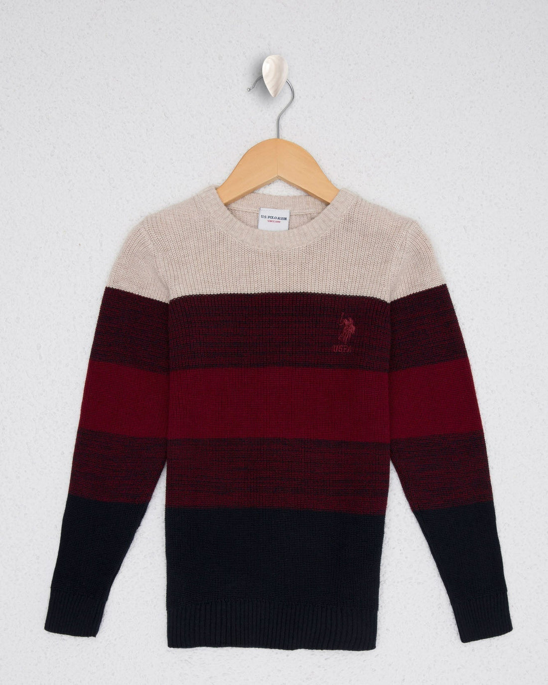 Red Knitting Jumper U.S. Polo Assn.