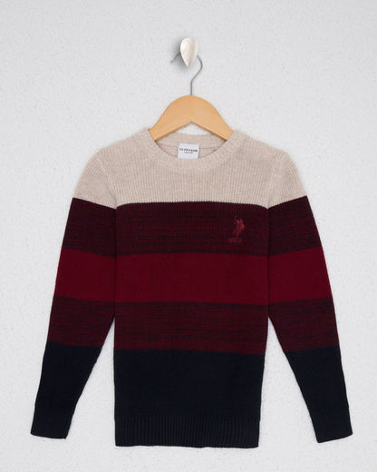Red Knitting Jumper U.S. Polo Assn.