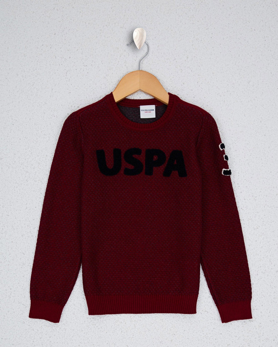 Red Knitting Jumper U.S. Polo Assn.