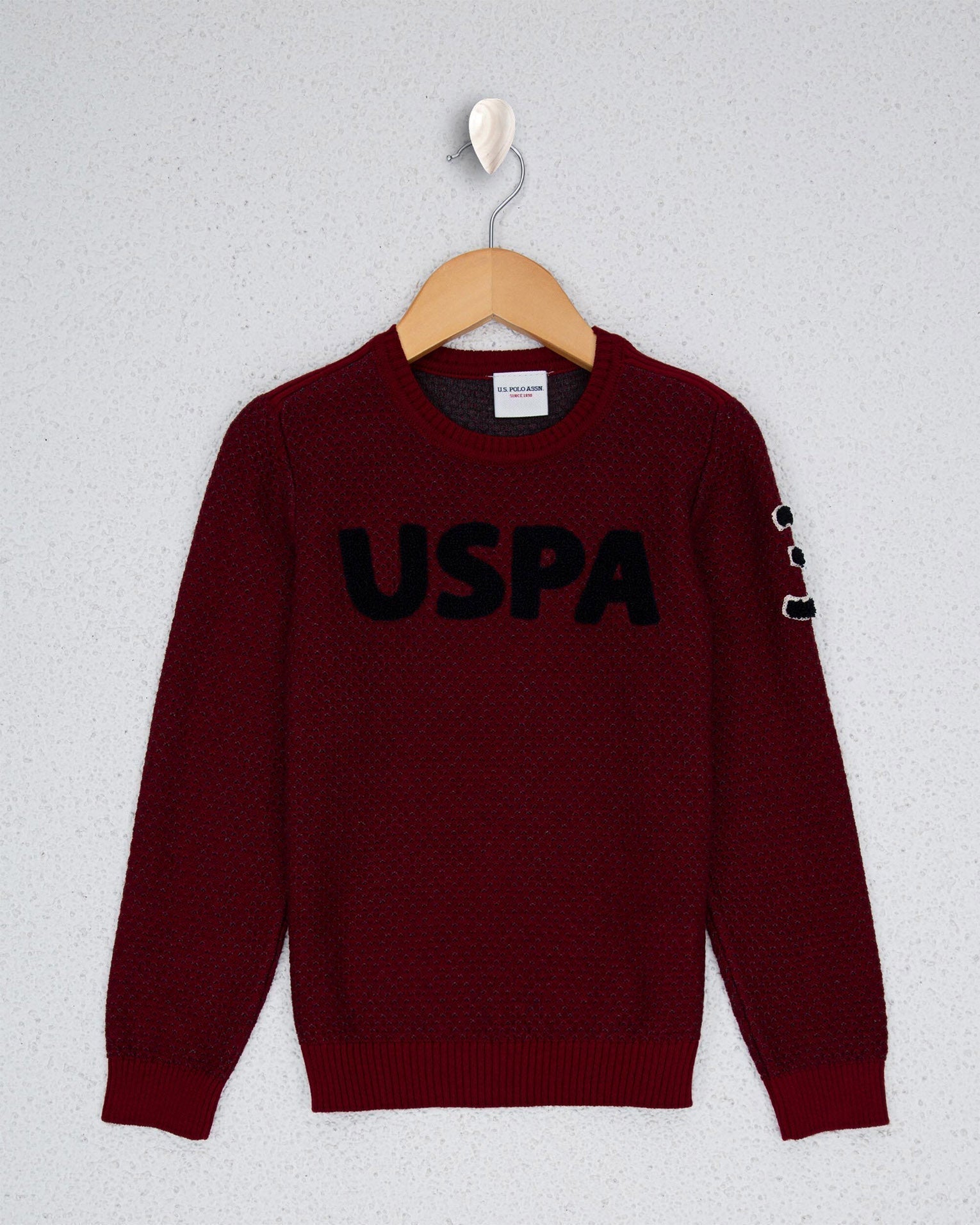 Red Knitting Jumper U.S. Polo Assn.