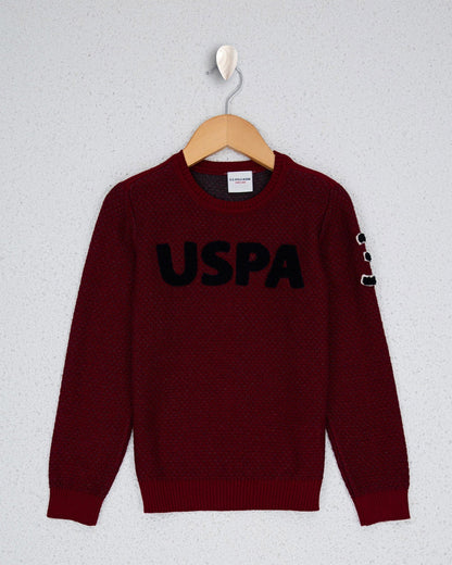 Red Knitting Jumper U.S. Polo Assn.
