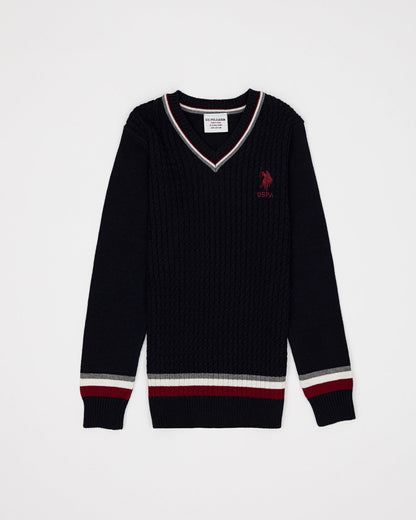 Dark Blue Knitting Jumper U.S. Polo Assn.