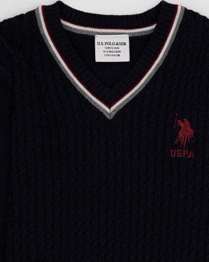 Dark Blue Knitting Jumper U.S. Polo Assn.