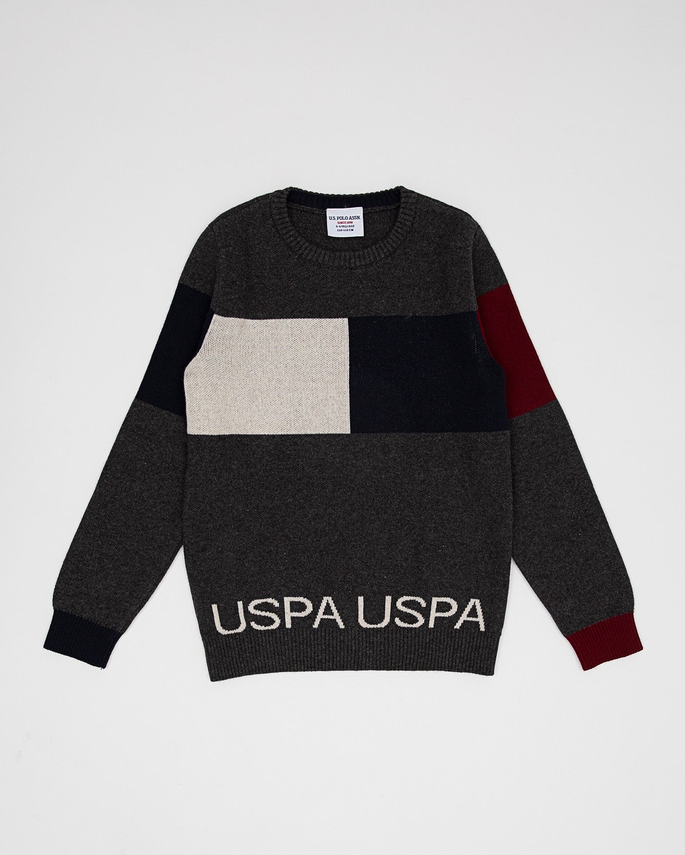 Dark Grey Knitting Jumper U.S. Polo Assn.