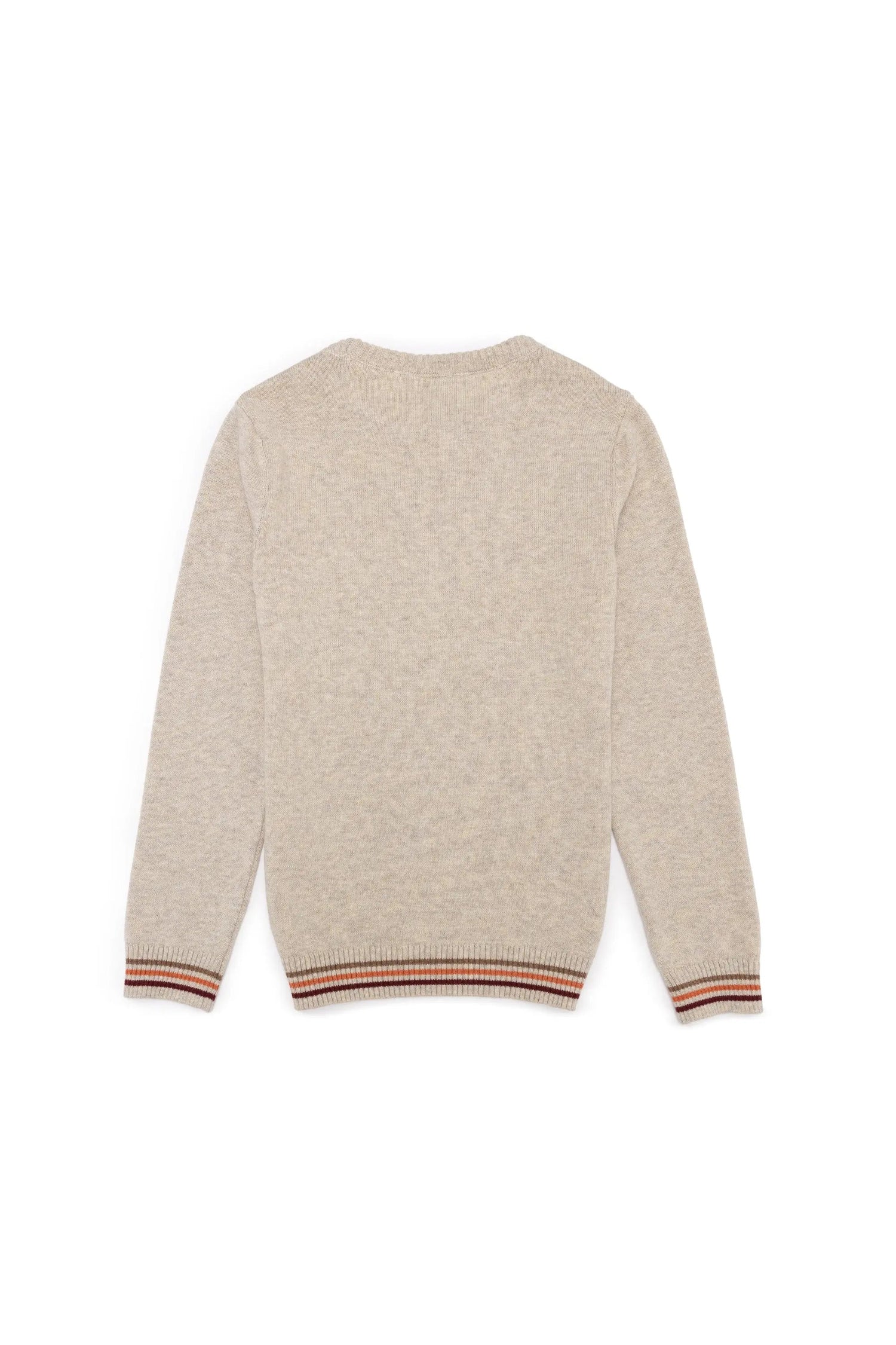 Beige Knitting Jumper - BEVAVA