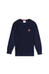 U.S. Polo Assn. Navy Boys Navy Fine Knit Crew Neck Sweater SKU: G083SZ0TK0 2227464_VR033 Image 01