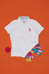 U.S. Polo Assn. White Girls White Polo Shirt SKU: G084SZ0110 2088490_VR013 Image 01