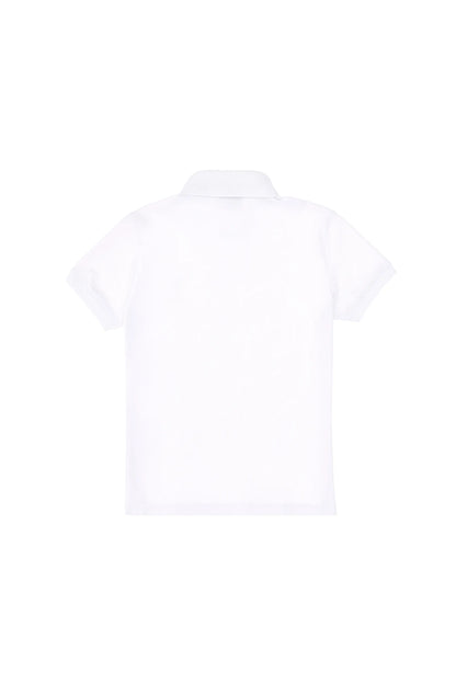 U.S. Polo Assn. White Girls White Polo Shirt SKU: G084SZ0110 2088490_VR013 Image 03