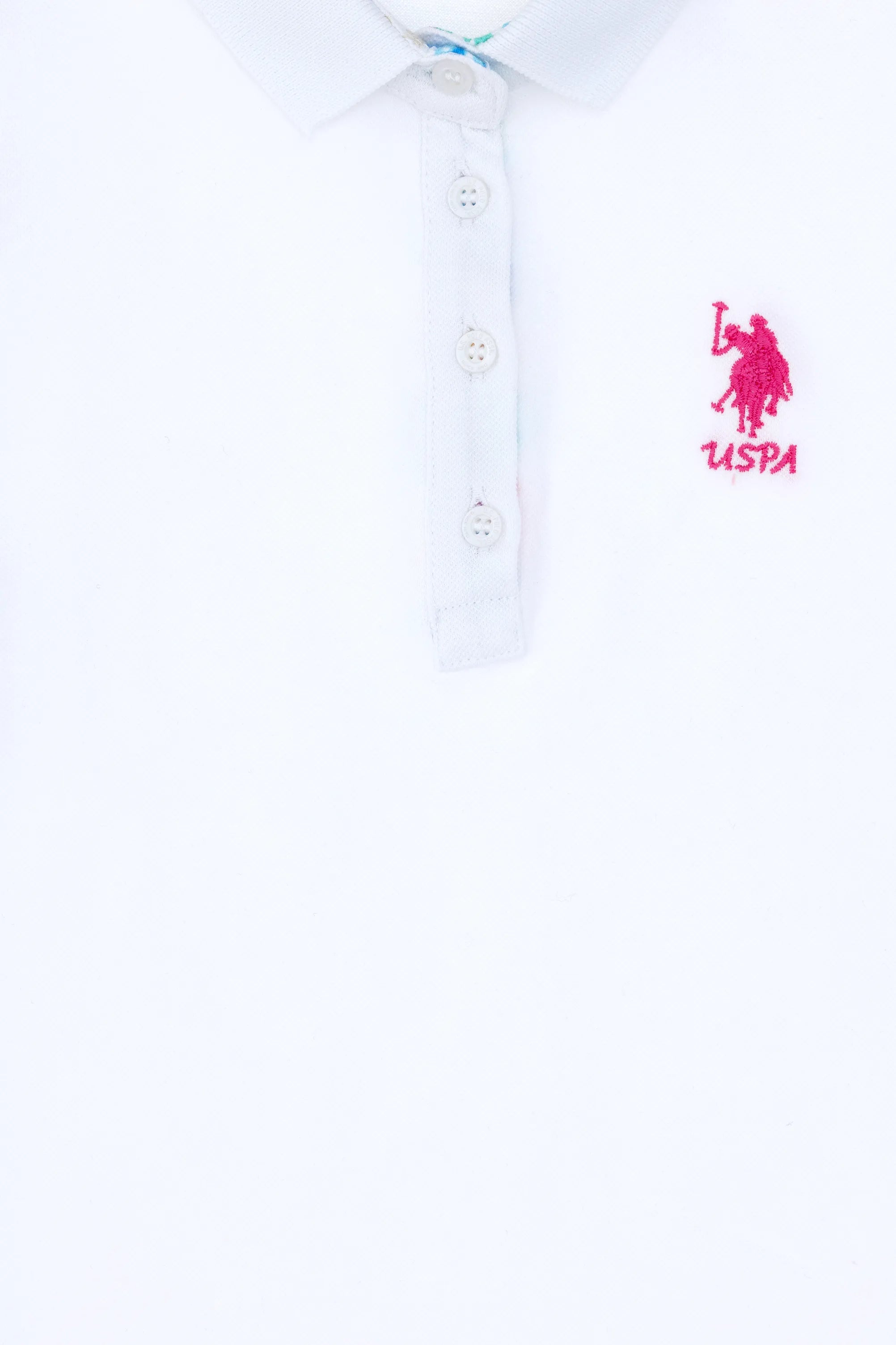 U.S. Polo Assn. White Girls White Polo Shirt SKU: G084SZ0110 2088490_VR013 Image 04