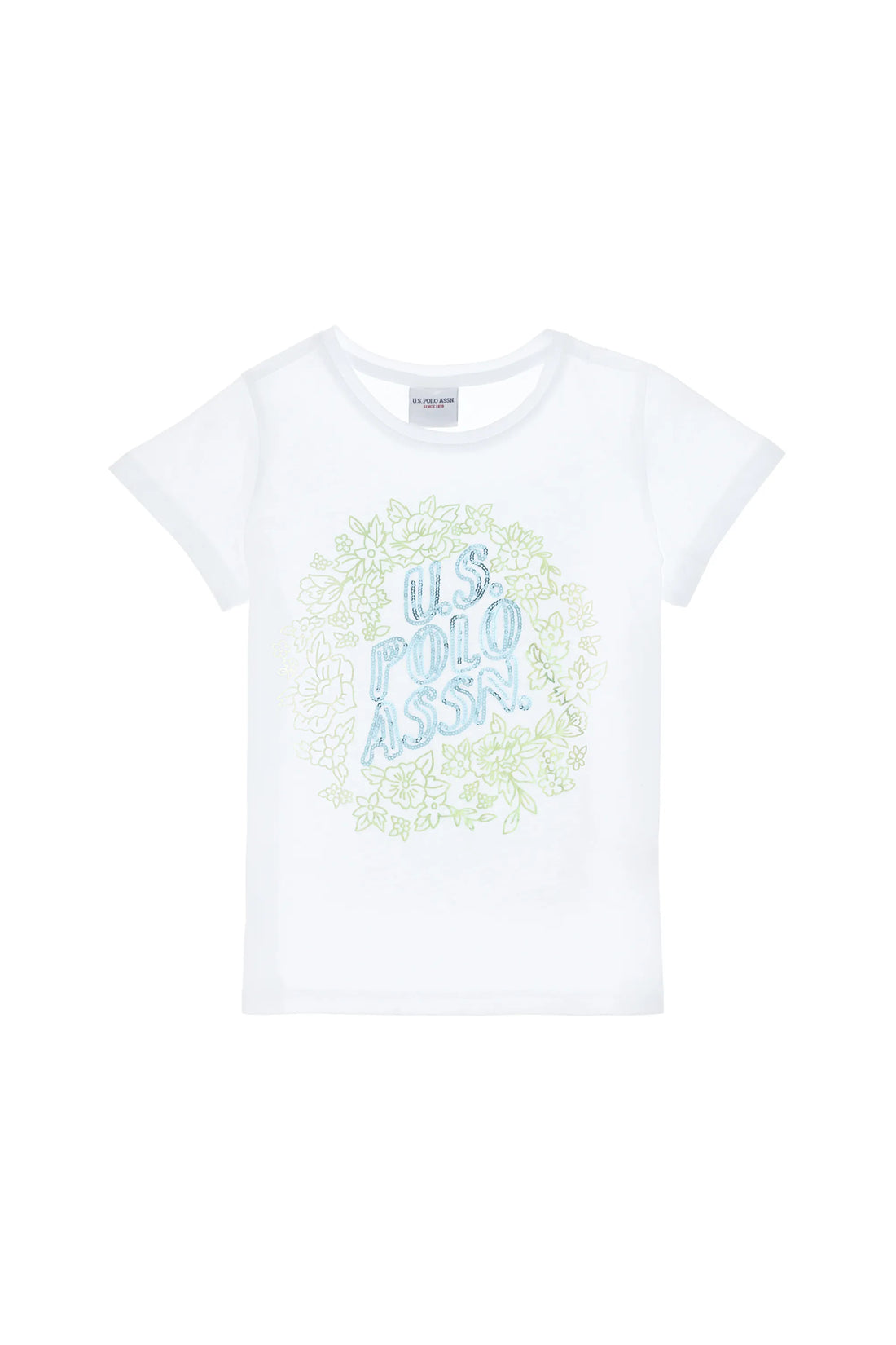 U.S. Polo Assn. White Girls White T-Shirt SKU: G084SZ0110 2105849_VR013 Image 02