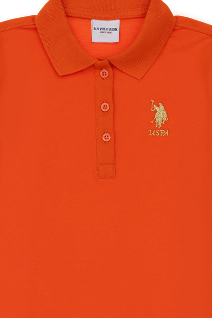 U.S. Polo Assn. Vermilion Girls Vermilion Knitting Dress SKU: G084SZ0750 2105159_VR039 Image 03