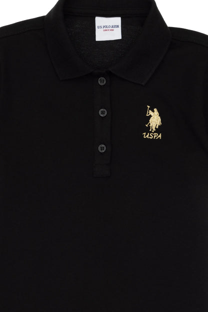 U.S. Polo Assn. Black Girls Black Knitting Dress SKU: G084SZ0750 2105159_VR046 Image 03