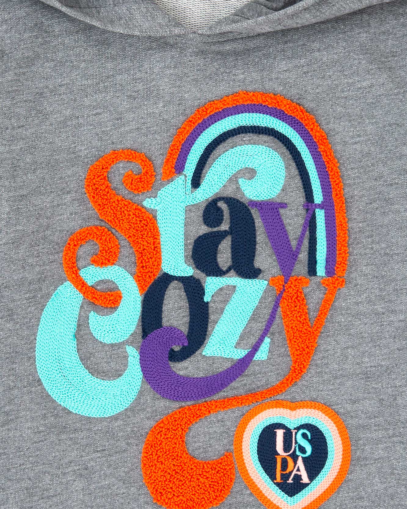 LIght Grey Sweat Shirt U.S. Polo Assn.