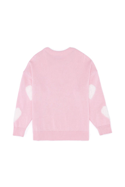 Pink Knitting Jumper
