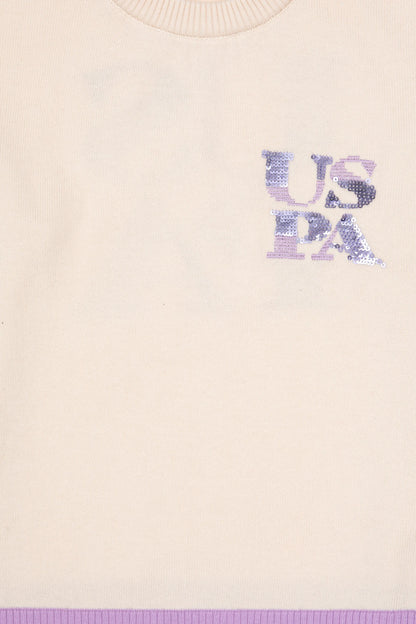 U.S. Polo Assn._Pearl_Pearl Sweatshirt with Logo_G084SZ0TK0 PU-8074_VR256_04