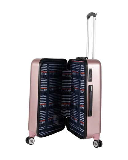 U.S. Polo Assn. Rose Gold Medium Luggage - BEVAVA