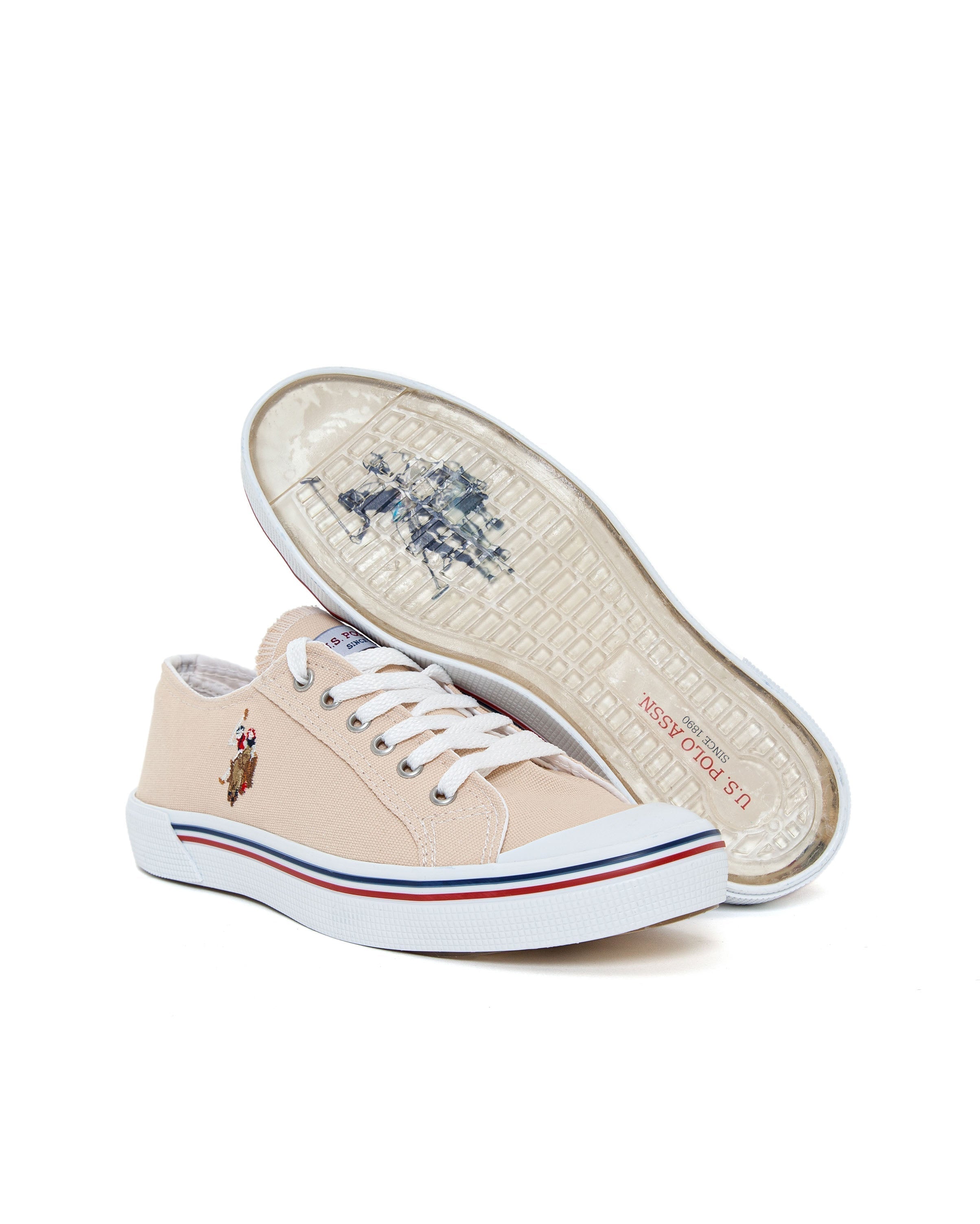 Beige Shoes U.S. Polo Assn.