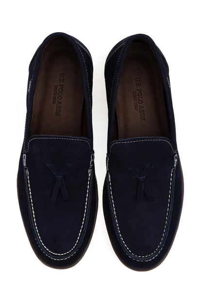 U.S. Polo Assn. Navy Men Navy Suede Penny Loafers SKU: S081SZ0330 2158459_VR033 Image 05