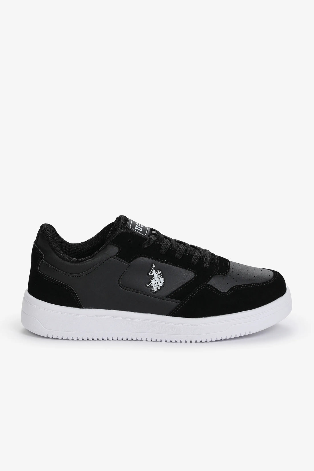 U.S. Polo Assn. Black Men Black Shoes SKU: S081SZ0330 PU-12355_VR046 Image 01