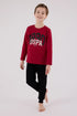 U.S. Polo Assn._Red_Pyjamas Set_US2203_Claret Red_01