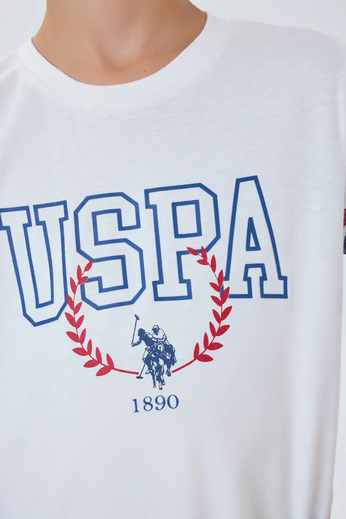 U.S. Polo Assn. White Boys White Two Pieces Set SKU: US2409_White Image 05