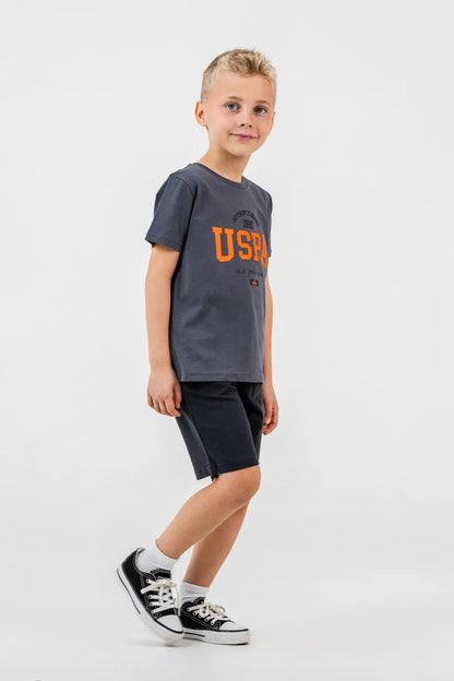 U.S. Polo Assn. Smoky Boys Smoky Two Pieces Set SKU: US2430_Smoky Image 06