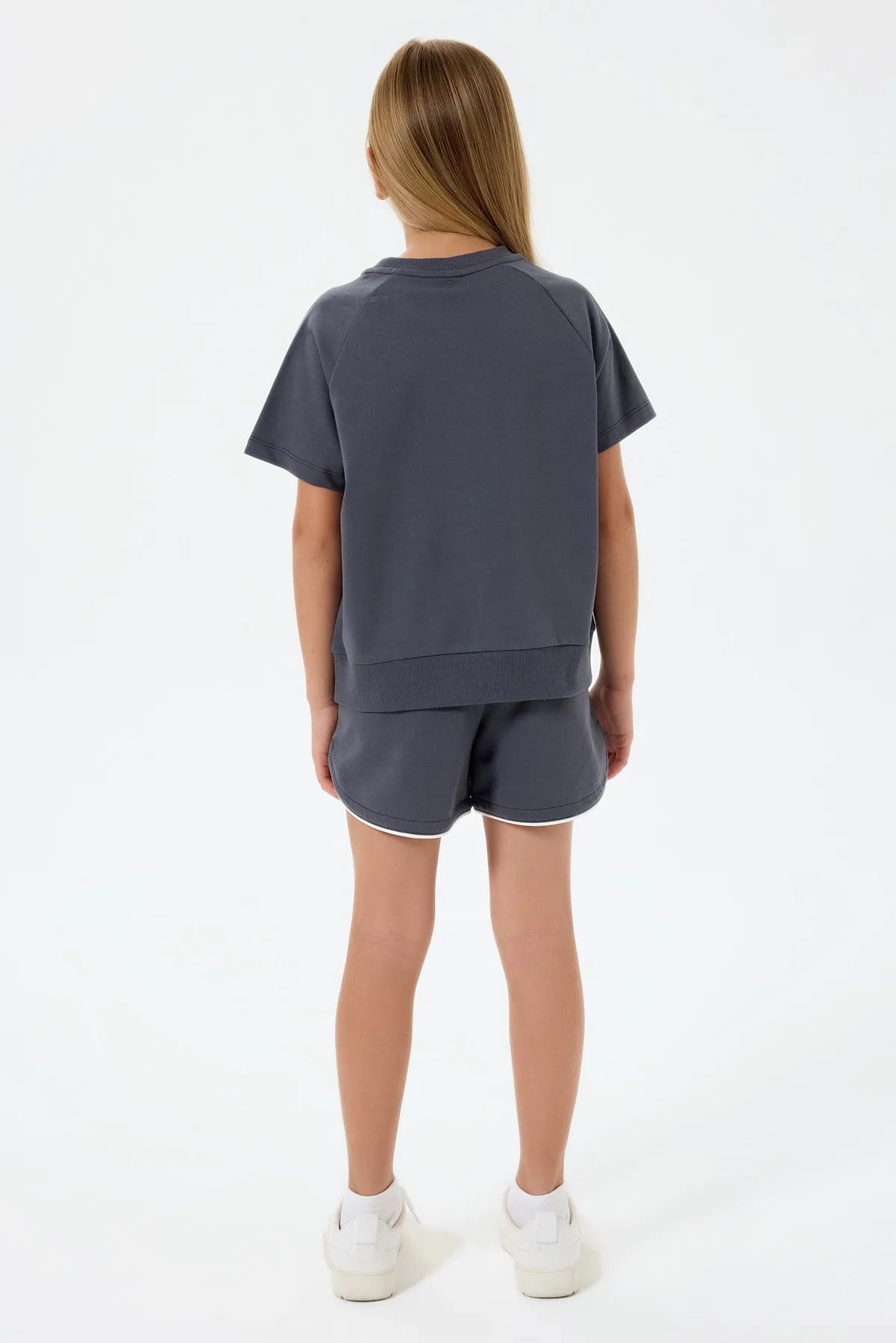 U.S. Polo Assn. Smoky Girls Smoky Two Pieces Set SKU: US2528_Smoky Image 04