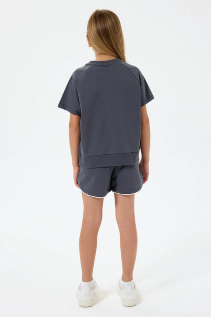 U.S. Polo Assn. Smoky Girls Smoky Two Pieces Set SKU: US2528_Smoky Image 04