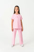 U.S. Polo Assn. Pink Girls Pink Two Pieces Set SKU: US2529_Pink Image 01