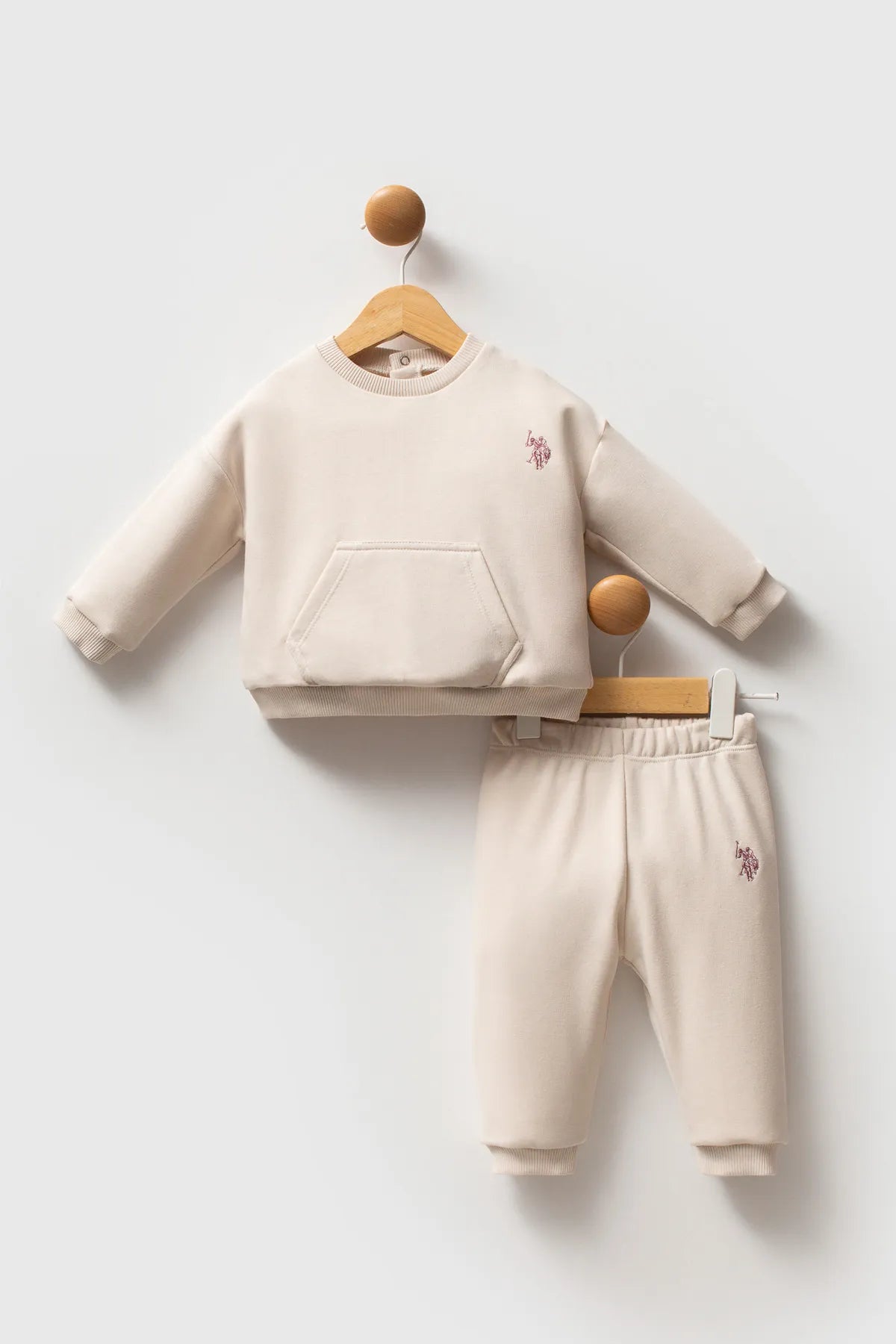 U.S. Polo Assn._Beige_2 Pieces Set_USB2718_Beige_01