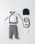U.S. Polo Assn. White Baby Boy White 5 Pieces Set SKU: USB2859_White Image 01