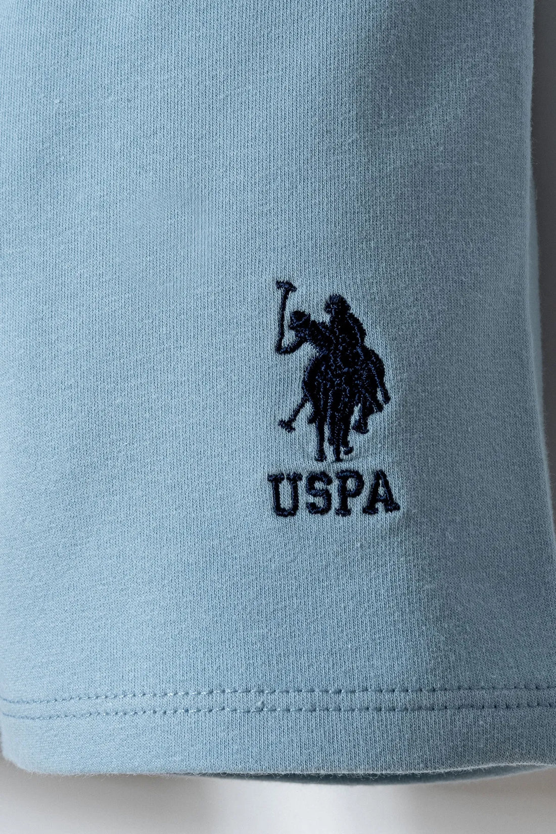U.S. Polo Assn. Blue Baby Boy Blue T-Shirt and Short Set SKU: USB2868-YD_Blue Image 02