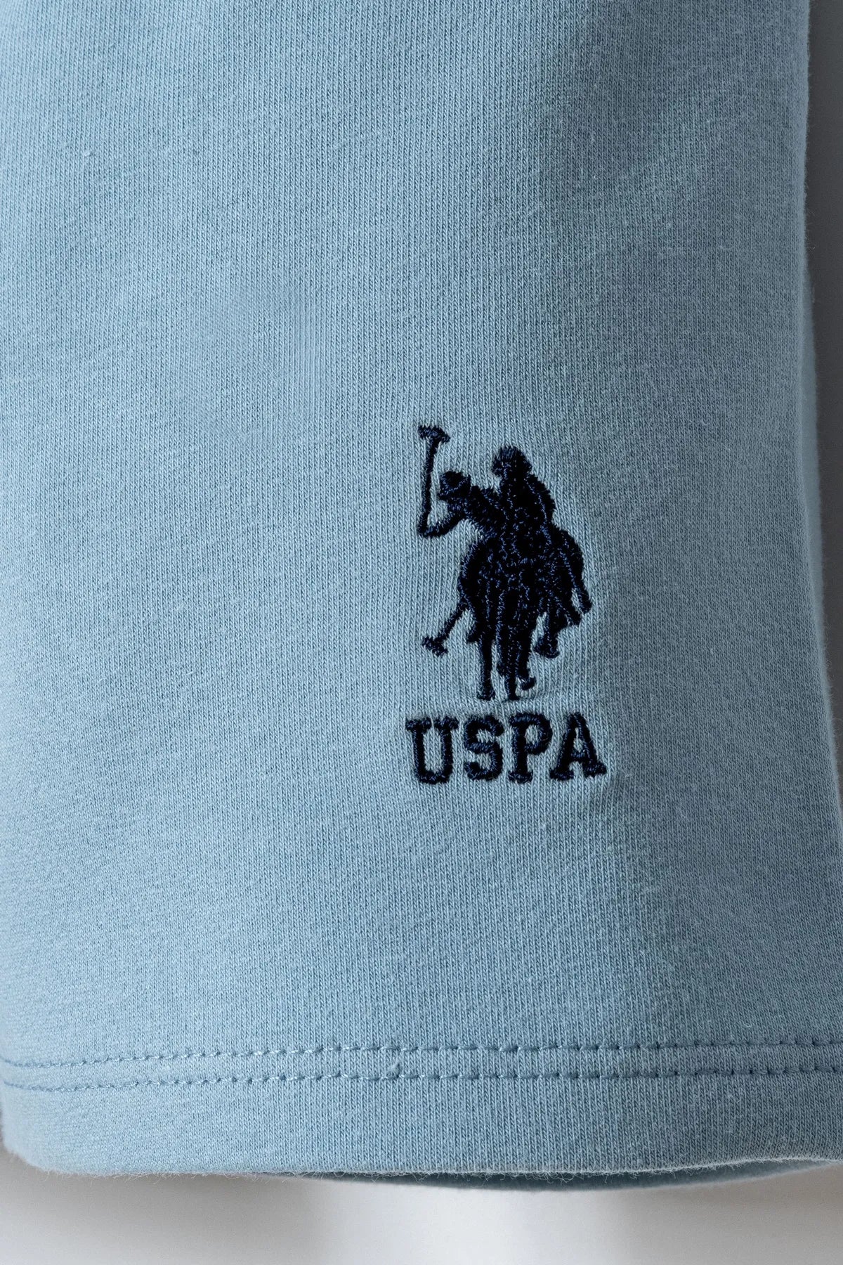 U.S. Polo Assn. Blue Baby Boy Blue T-Shirt and Short Set SKU: USB2868-YD_Blue Image 02