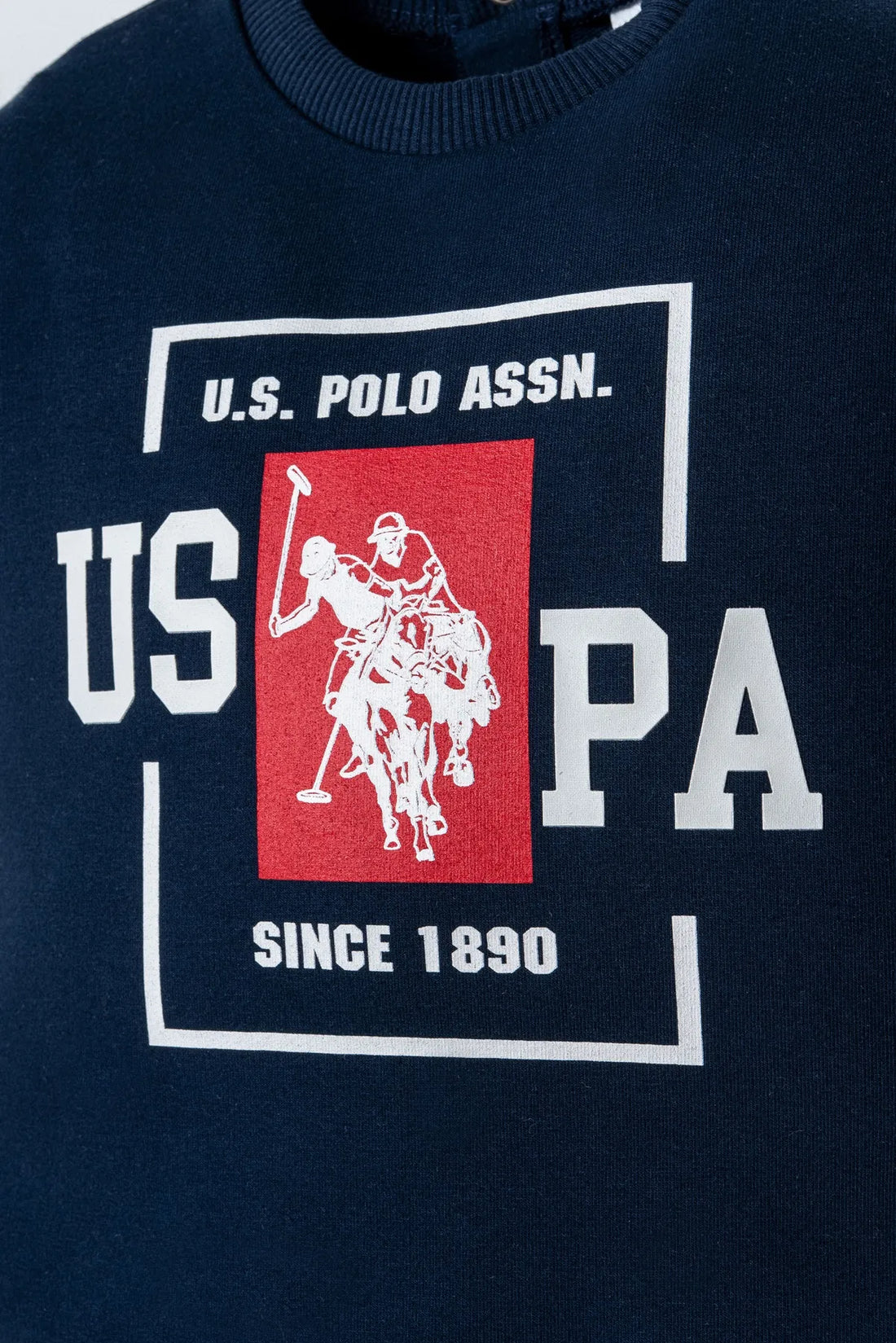 U.S. Polo Assn. Navy Baby Boy Navy T-Shirt and Short Set SKU: USB2868-YD_Navy Image 02