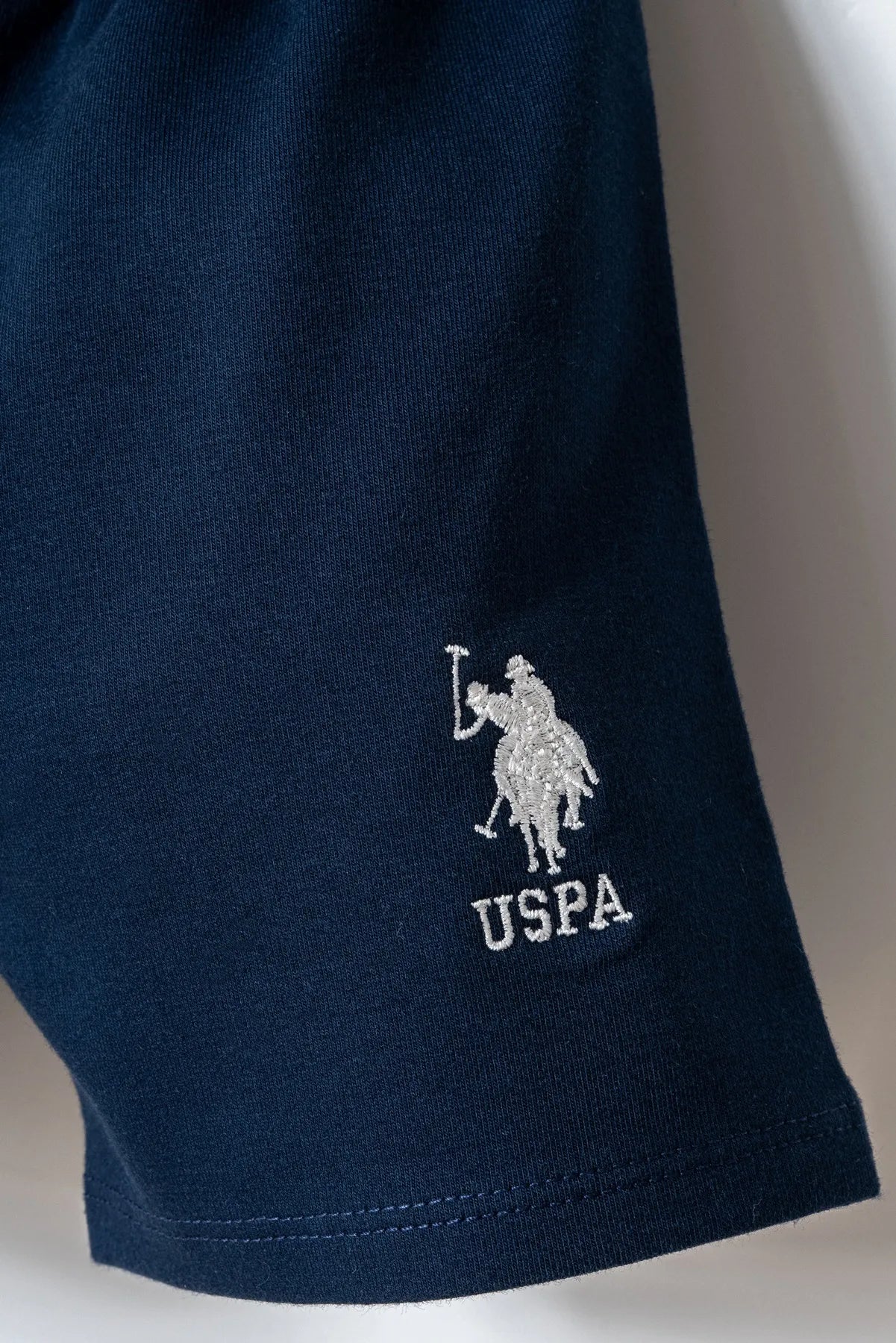 U.S. Polo Assn. Navy Baby Boy Navy T-Shirt and Short Set SKU: USB2868-YD_Navy Image 03