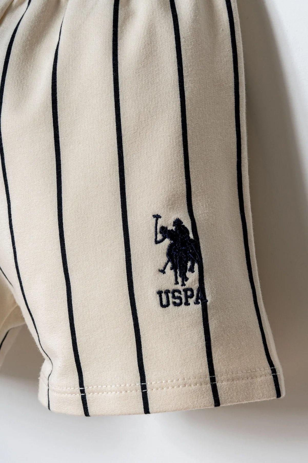 U.S. Polo Assn. Navy Baby Boy Navy T-Shirt and Short Set SKU: USB2869_Navy Image 02
