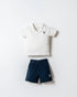 U.S. Polo Assn. Navy Baby Boy Navy T-Shirt and Short Set SKU: USB2884_Navy Image 01