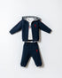 U.S. Polo Assn. Navy Baby Boy Navy Three Pieces Set SKU: USB2909-YD_Navy Image 01