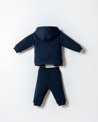 U.S. Polo Assn. Navy Baby Boy Navy Three Pieces Set SKU: USB2909-YD_Navy Image 04
