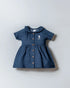 U.S. Polo Assn. Blue Baby Girl Blue Dress SKU: USB2967_Blue Image 01