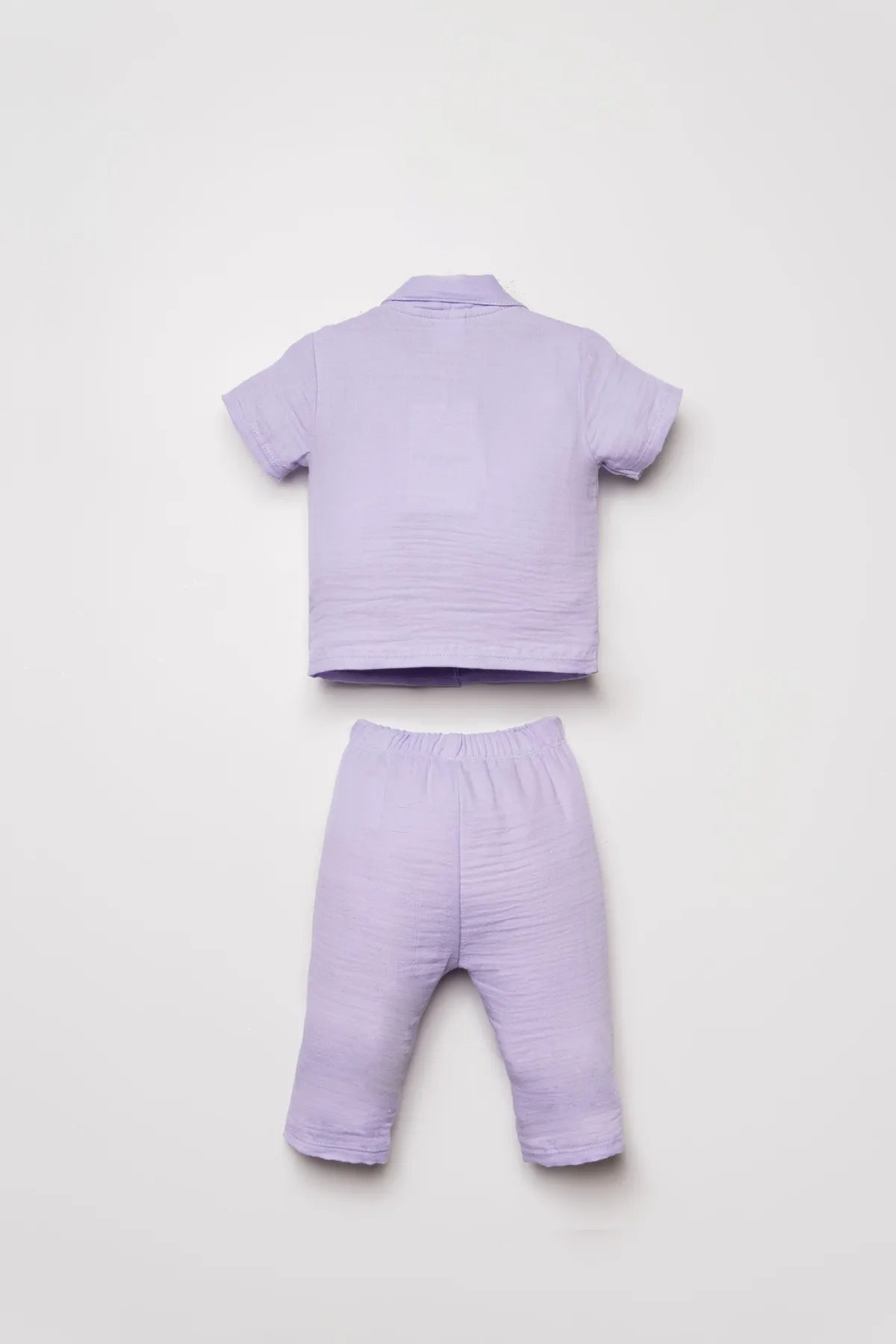 U.S. Polo Assn. Light Lilac Baby Girl Light Lilac Shirt Pyjamas SKU: USB2978_Light Lilac Image 02