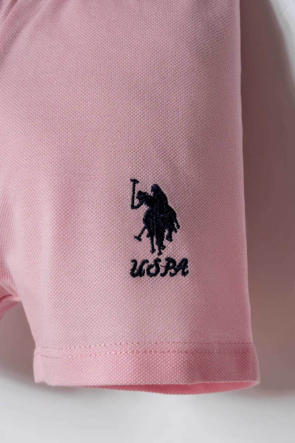 U.S. Polo Assn. Navy Baby Girl Navy T-Shirt and Short Set SKU: USB3029_Navy Image 05