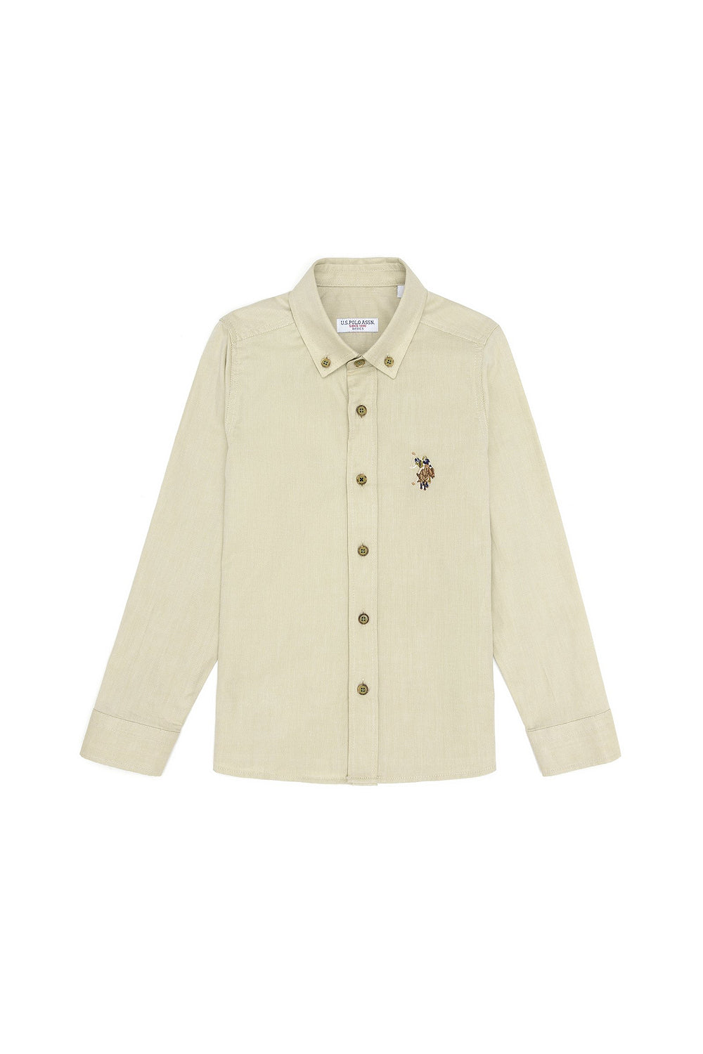 Beige Long Sleeve Shirt - BEVAVA