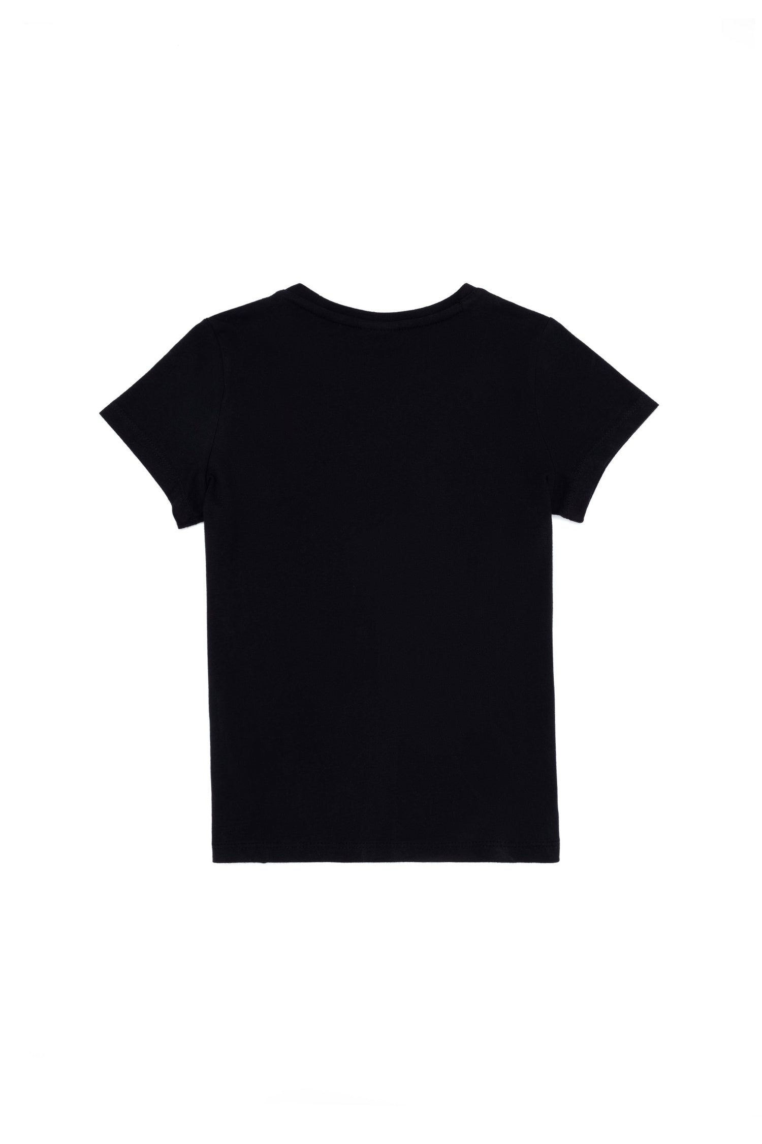 Black Short Sleeve T-Shirt With Graphics