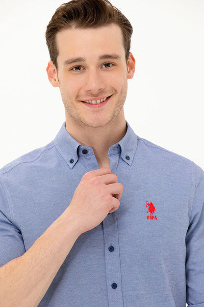 Blue Long Sleeve Shirt